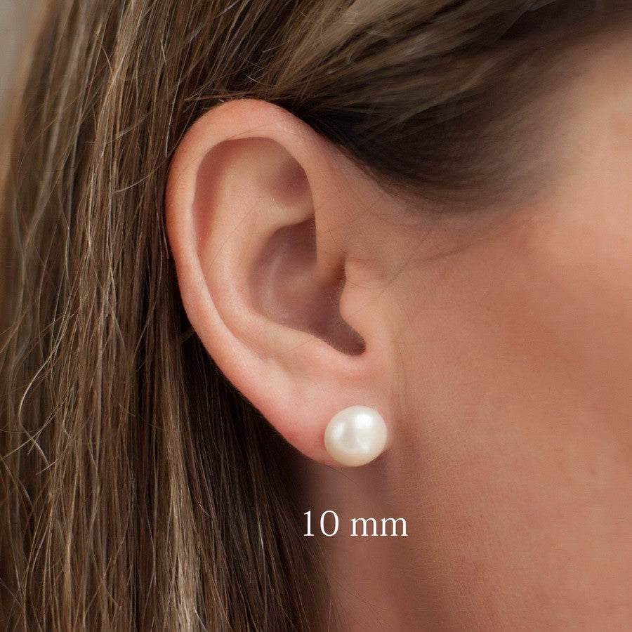 Large10mm white studs