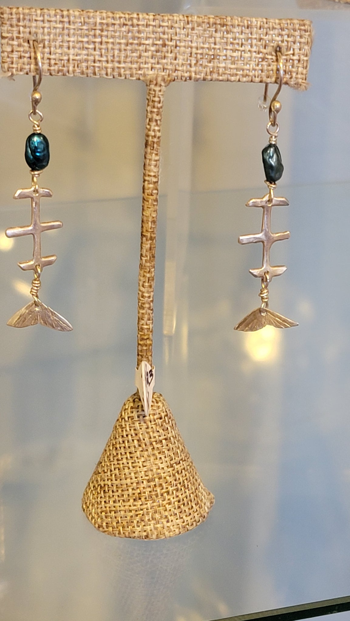 Here Fish Earrings by Sylvia Dawe