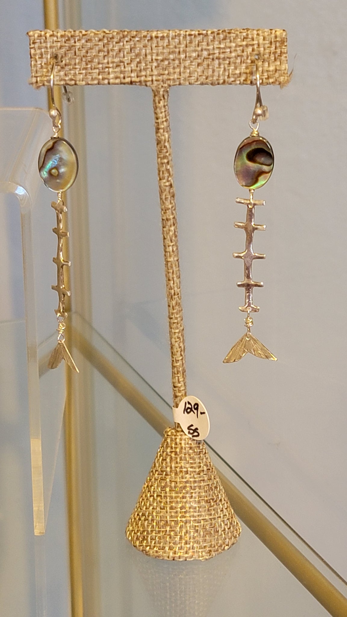 Here Fish Earrings by Sylvia Dawe