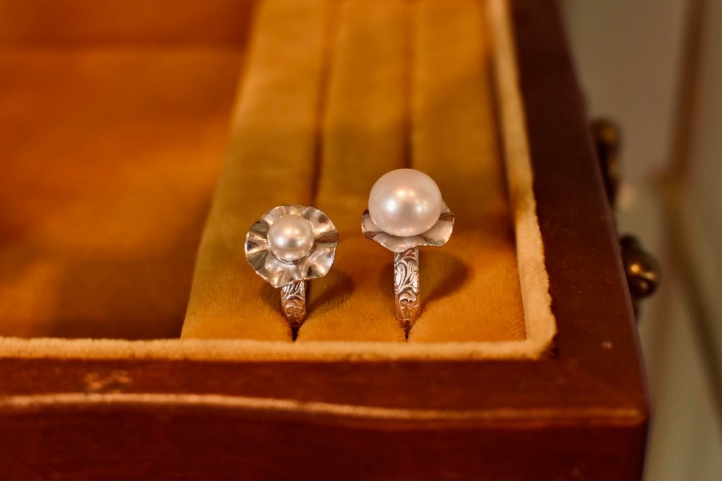 Betsy Pearl Ring by Sylvia Dawe