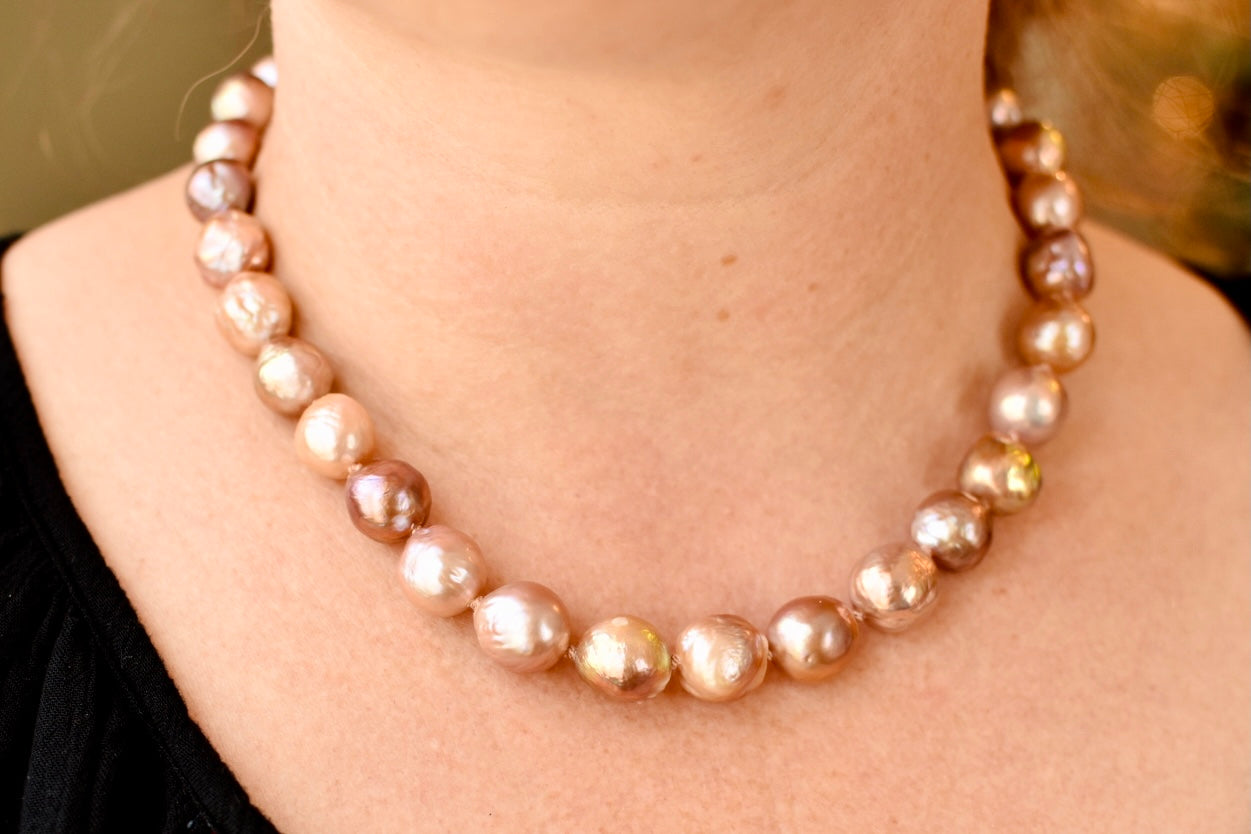 Fireball Pearl Necklace