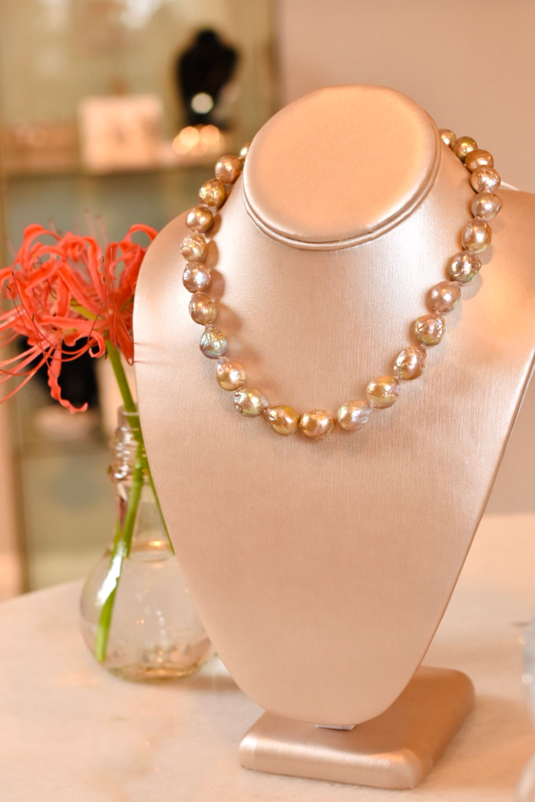 Fireball Pearl Necklace