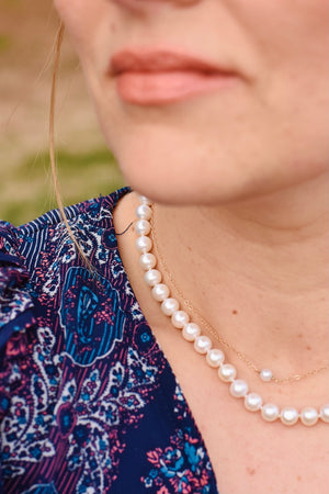 Single Pearl Necklace