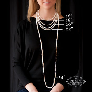 The Pearl Girls pearl necklace lengths