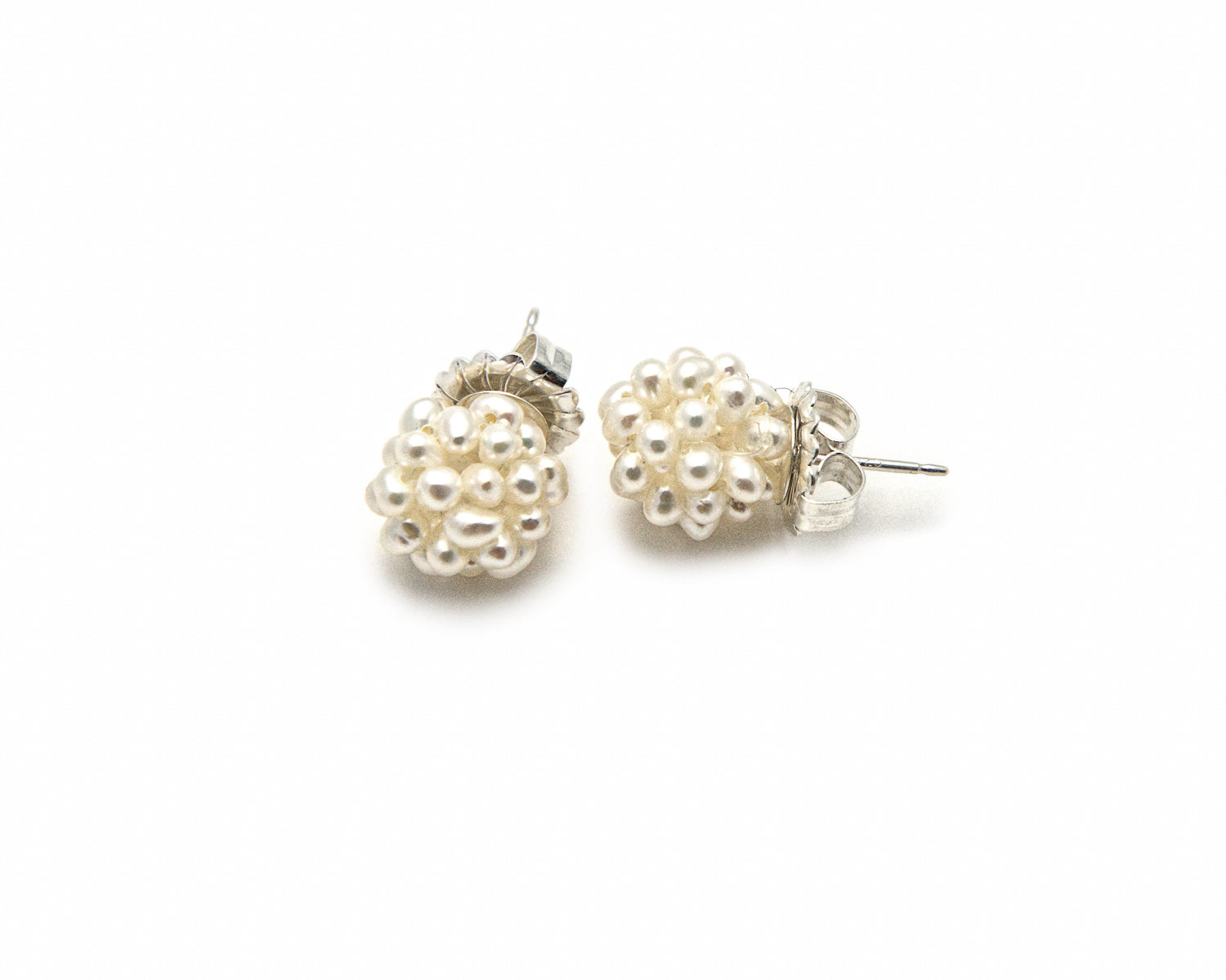 Pearl Cluster Earrings