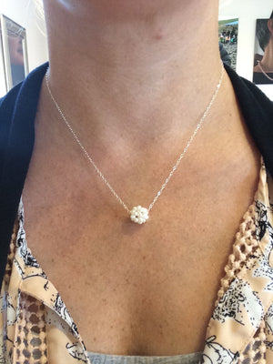 Pearl Cluster Necklace