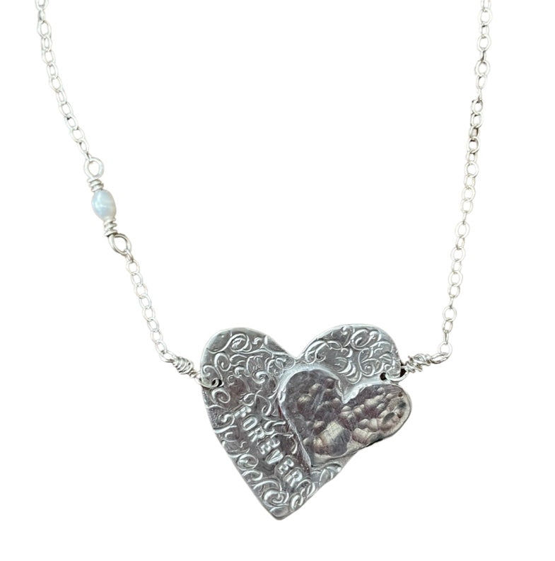 Forever Heart Necklace by Sylvia Dawe