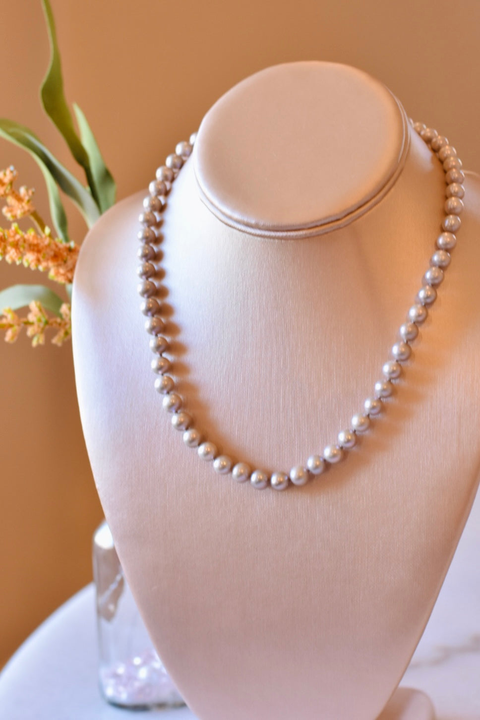 Silver Pearl Necklace