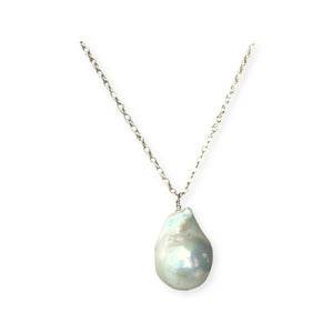 Single Baroque Pearl Necklace