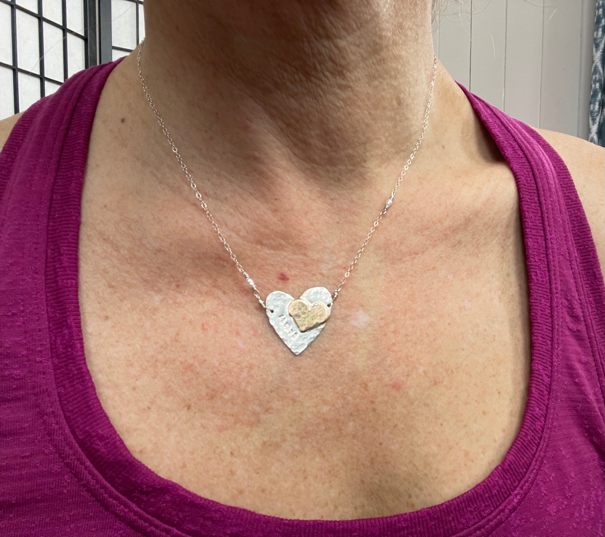 Forever Heart Necklace by Sylvia Dawe