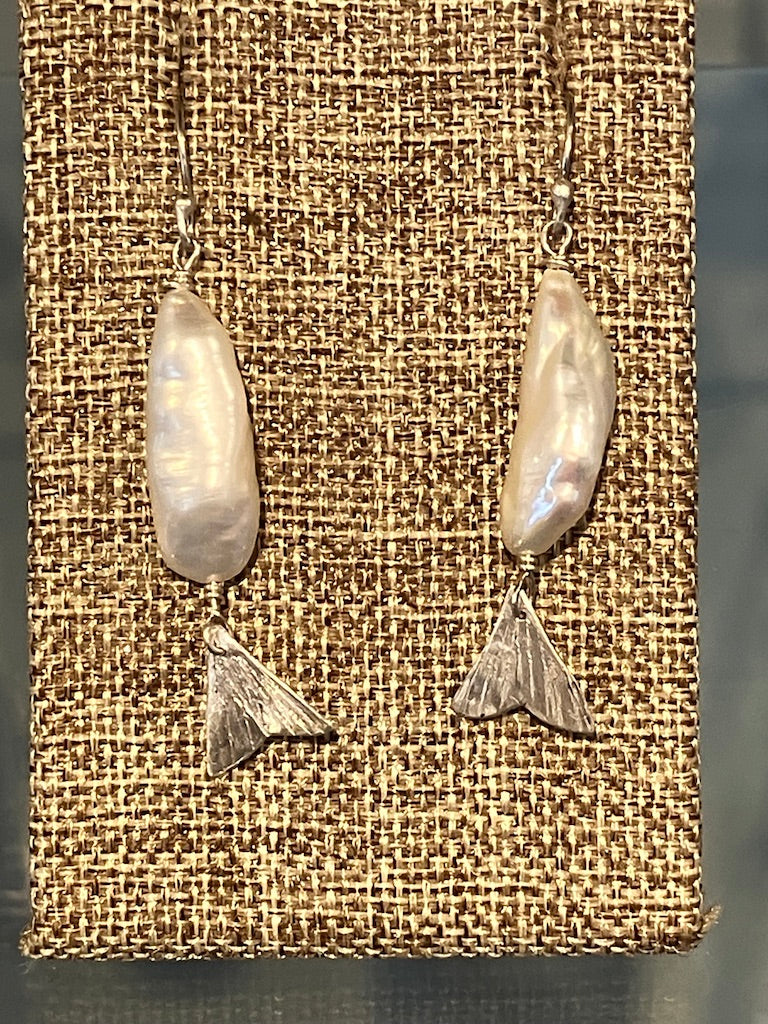 Here Fish Earrings by Sylvia Dawe